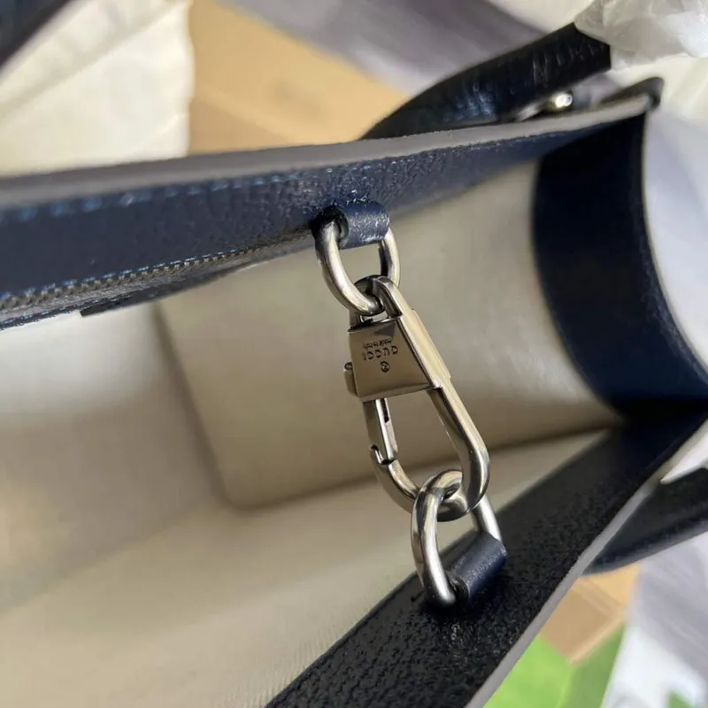 Gucci 659983 GG Malá Taška přes Rameno Černá