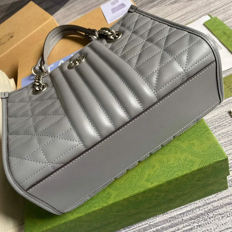 Gucci 681483 GG Marmont malá taška šedá