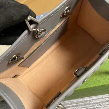 Gucci 681483 GG Marmont malá taška šedá