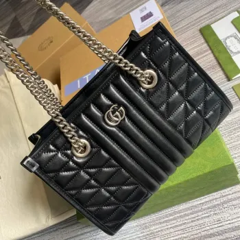 Gucci 681483 GG Marmont malá taška přes rameno černá