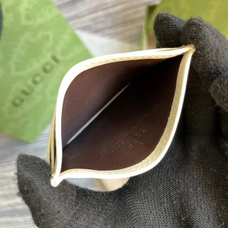 Gucci GG Marmont Karta Pouzdro 443127 Bílá