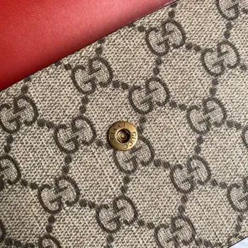 Gucci 481291 GG Supreme mini taška s třešněmi červená