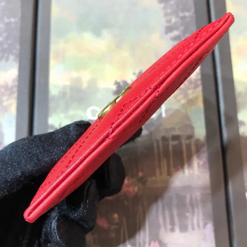 Gucci 443127 GG Marmont Karta Pouzdro Červené