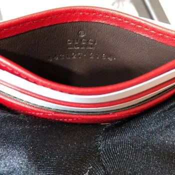 Gucci 443127 GG Marmont Karta Pouzdro Červené