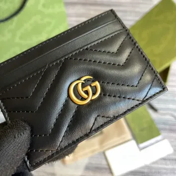 Gucci 443127 GG Marmont Karta Černá