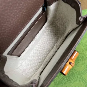 Gucci 686864 Mini jumbo GG taška s bambusem