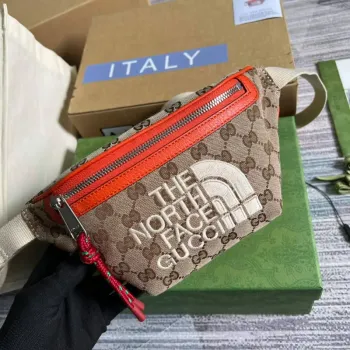 Gucci 650299 The North Face x Gucci Pásková taška