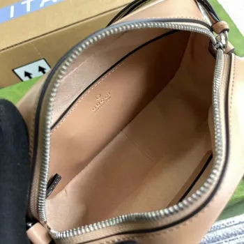 Gucci 634936 GG Marmont Mini Ramenní Taška Meruňková