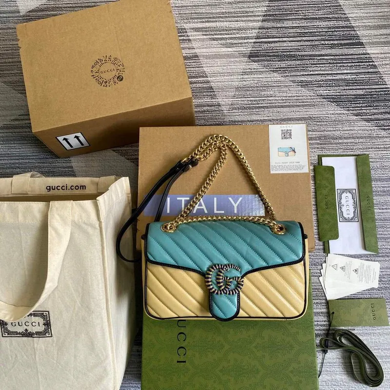 Gucci 443497 Online Exclusive GG Marmont Malá Taška