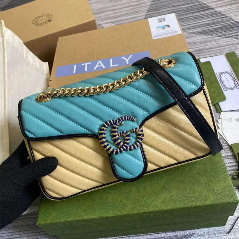 Gucci 443497 Online Exclusive GG Marmont Malá Taška