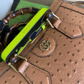 Gucci Diana Malá Taška Tote Pytel S Příčným Uchem 660195 Hnědá