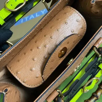 Gucci Diana Malá Taška Tote Pytel S Příčným Uchem 660195 Hnědá