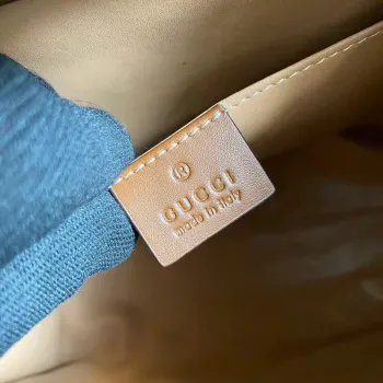 Gucci Diana Malá Tote Taška Krokodýlí Taška s Horní Rukojetí 660195 Hnědá