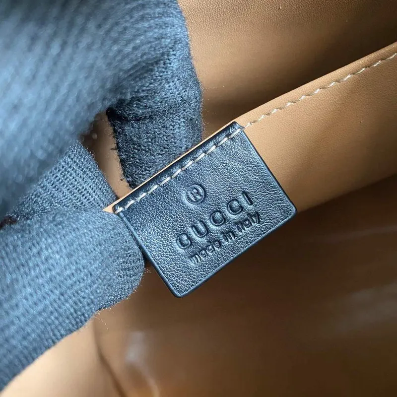 Gucci Diana Malá Tote Taška Krokodýlí Taška s Horní Rukojetí 660195 Černá