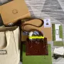 Gucci Diana Mini Tote Bag Krokodýlí kůže Taška s horním uchem Gucci 655661 Hnědá
