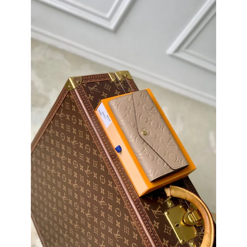 LV M60531 Louis Vuitton Sarah Peněženka Khaki