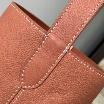 LV M14416 Louis Vuitton Low Key All In BB Taška Karamelová Hnědá