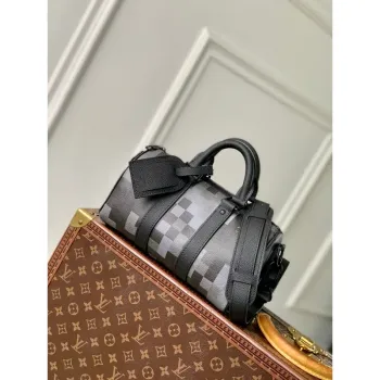 LV M14919 Louis Vuitton Keepall Bandoulière 25 Taška Černá