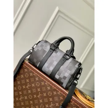 LV M14919 Louis Vuitton Keepall Bandoulière 25 Taška Černá