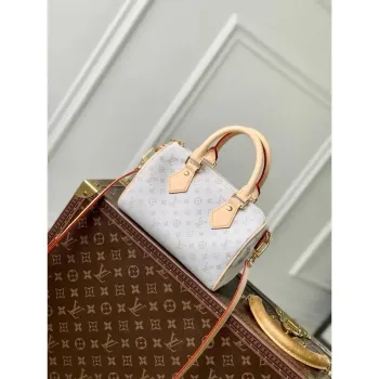 LV M12747 Speedy Bandoulière 20 Taška Mastic Cream