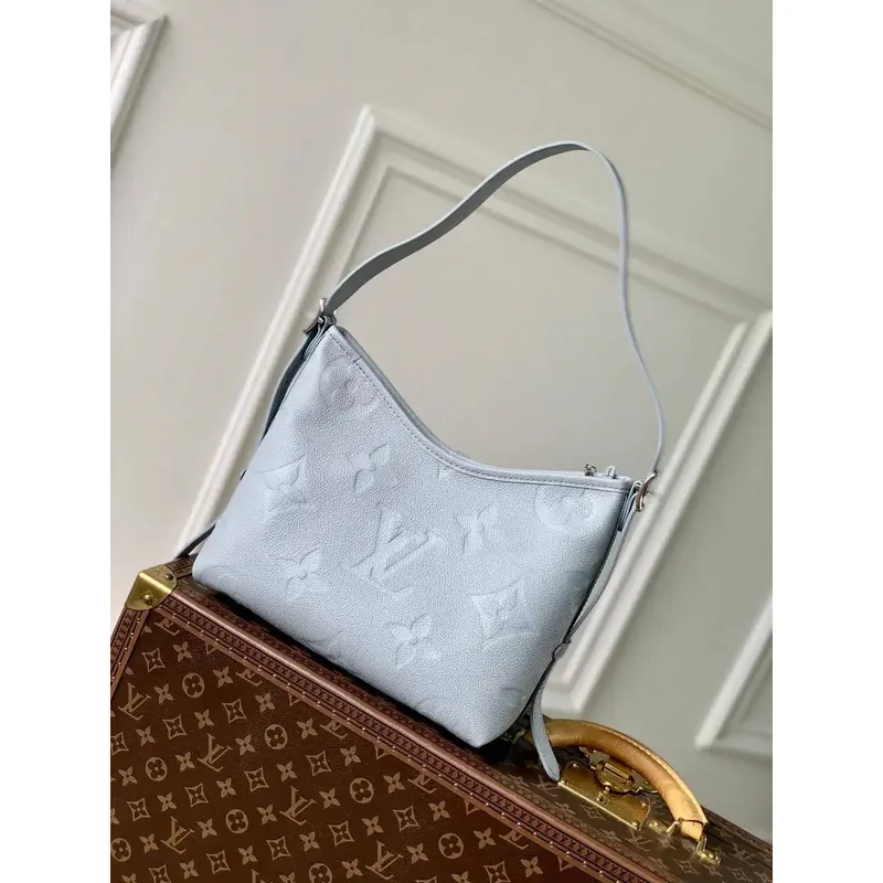 LV M46288 Louis Vuitton CarryAll PM Městská taška Modrá