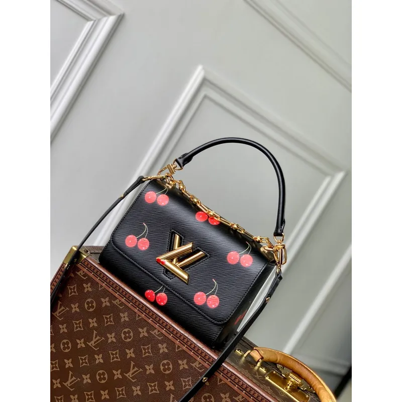 LV M14094 Louis Vuitton LV x TM Twist MM Taška Černá