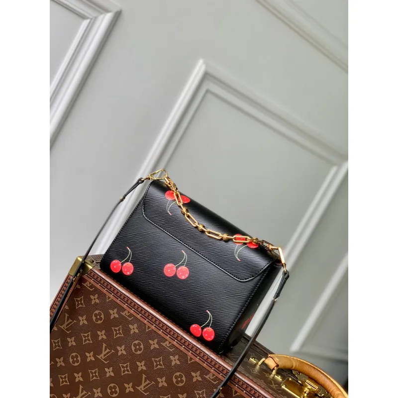 LV M14094 Louis Vuitton LV x TM Twist MM Taška Černá
