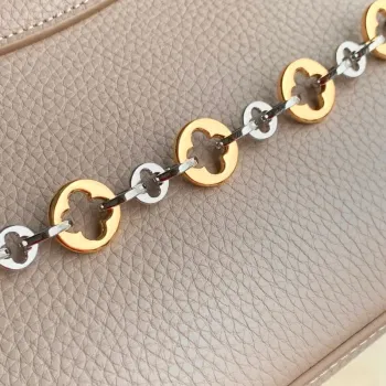 LV M12935 Louis Vuitton Capucines MM Kabelka Galet Šedá