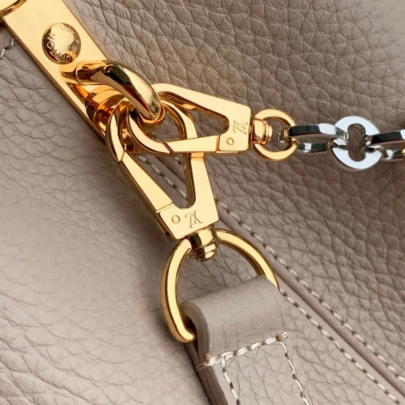 LV M12935 Louis Vuitton Capucines BB Kabelka Galet Šedá
