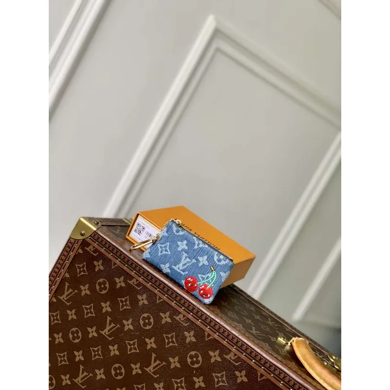 LV M14938 Louis Vuitton LV x TM Klíčová taštička Modrá