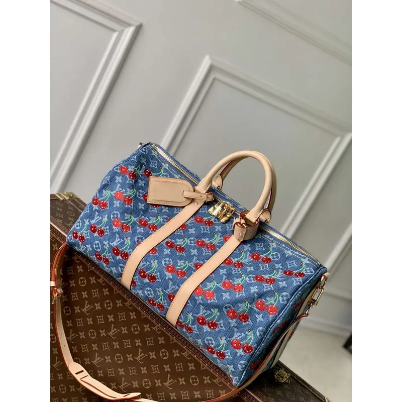 LV M13875 Louis Vuitton LV x TM Keepall Bandoulière 45 Taška