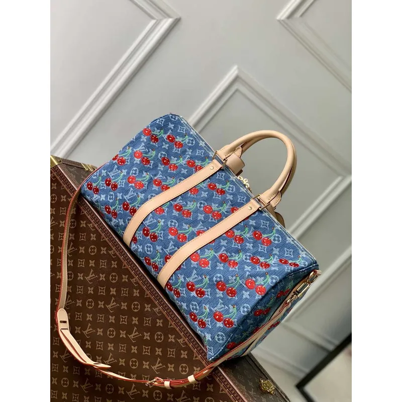 LV M13875 Louis Vuitton LV x TM Keepall Bandoulière 45 Taška