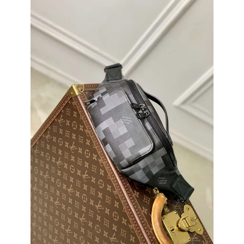 LV M14920 Louis Vuitton Rush Bumbag Černá