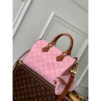 LV M24443 Louis Vuitton Speedy P9 Bandoulière 25 Taška Růžová