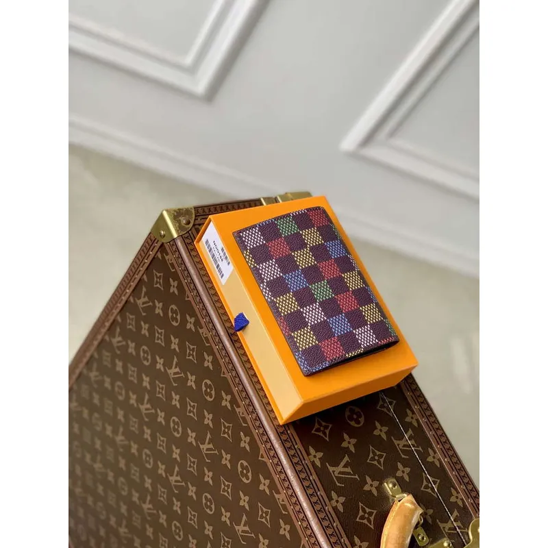 LV N00168 Obal na pas Louis Vuitton Multicolor