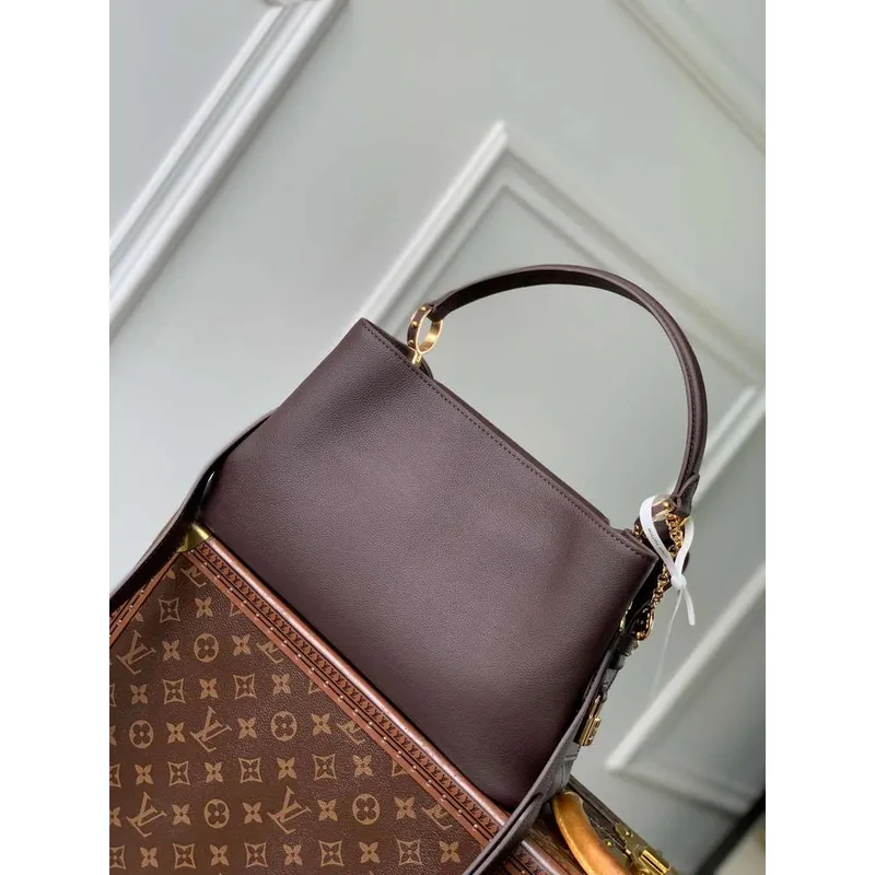 LV M12927 Louis Vuitton Capucines MM Souple Taška Hnědá čokoláda