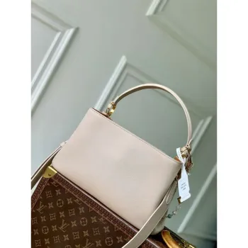 LV M12929 Louis Vuitton Capucines MM Souple Taška Greige