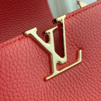 LV M12936 Louis Vuitton Capucines Mini Kabelka Červená