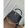 LV M12936 Louis Vuitton Capucines MM Kabelka Černá