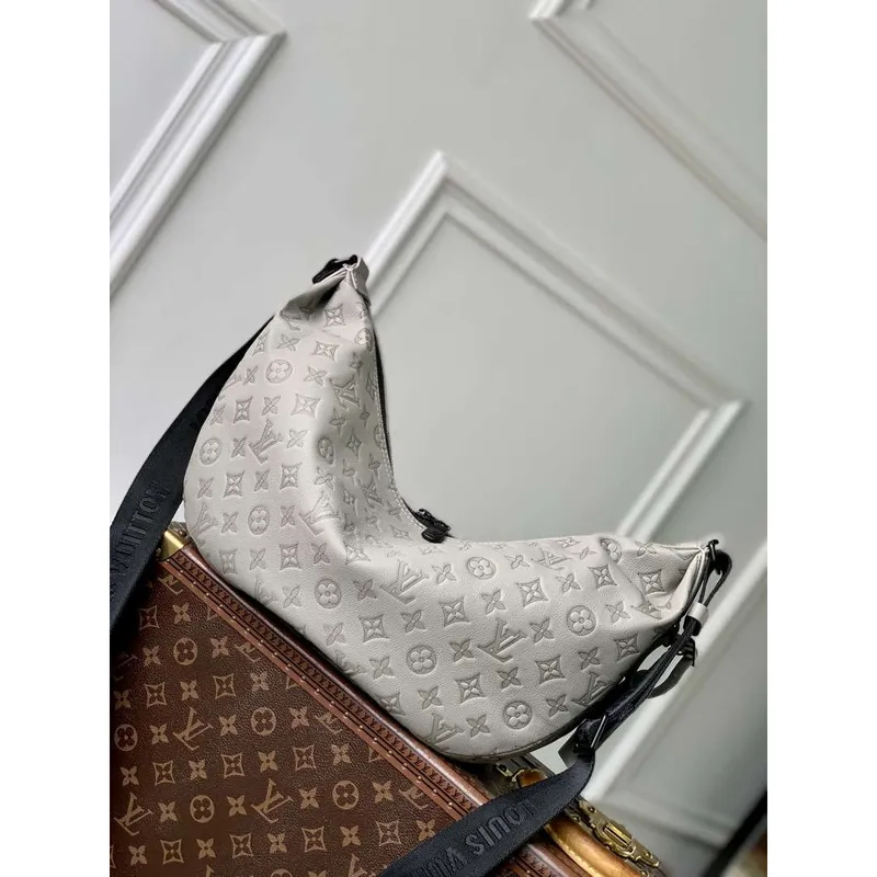LV M24468 Louis Vuitton Hobo Hamac Taška Písek
