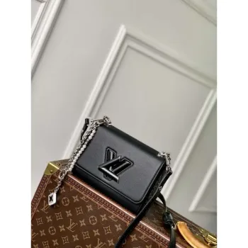 LV M14636 Louis Vuitton Twist PM Slim Bag Černá
