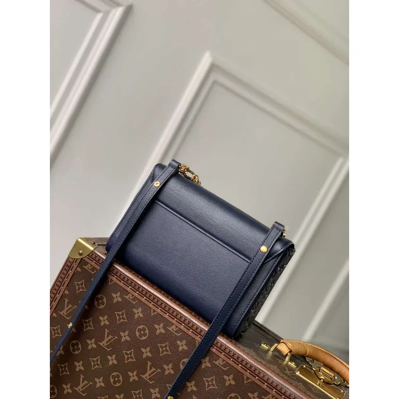 LV M14342 Louis Vuitton Twist MM Slim Taška Námořnická Modrá