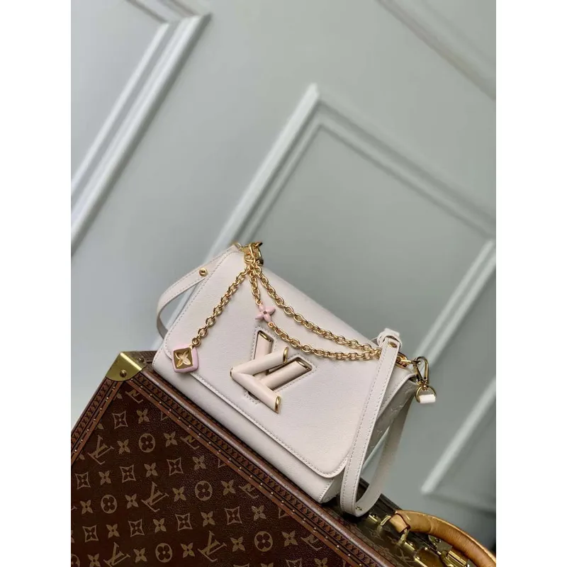 LV M14341 Louis Vuitton Twist MM Slim Taška Quartz