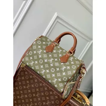 LV M13914 Louis Vuitton Speedy P9 Bandoulière 30 Taška Tálová zelená