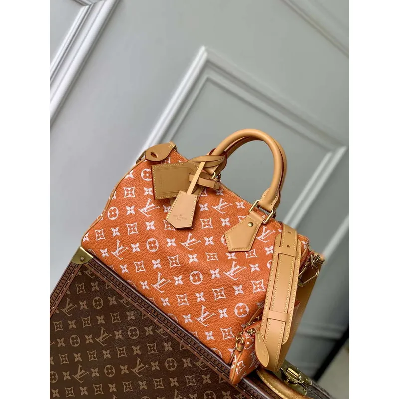 LV M13914 Louis Vuitton Speedy P9 Bandoulière 30 Taška Oranžová