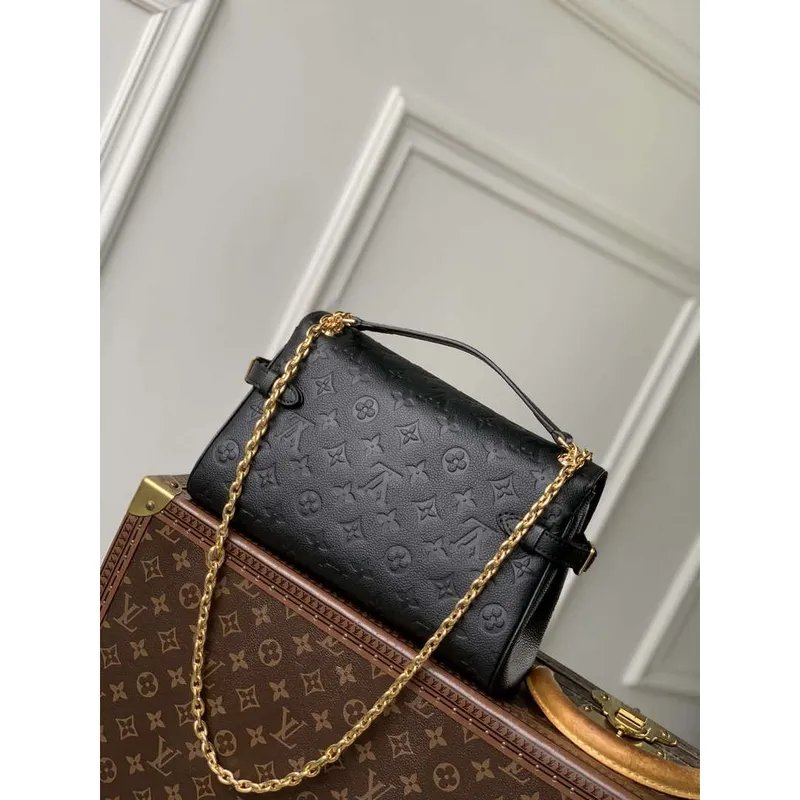 LV M14604 Louis Vuitton Anytime Flap Bag Černá