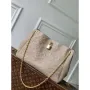 LV M14658 Louis Vuitton Anytime MM Taška z hovězí kůže Tourterelle Šedá