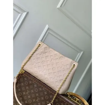 LV M14659 Louis Vuitton Anytime PM Taška z hovězí kůže Písek