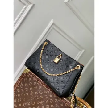 LV M14414 Louis Vuitton Anytime PM Taška z hovězí kůže Černá