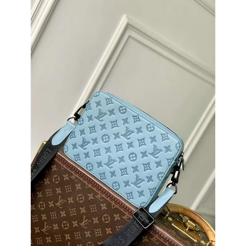 LV M14781 Louis Vuitton Trio Messenger Bag Nebeská modrá